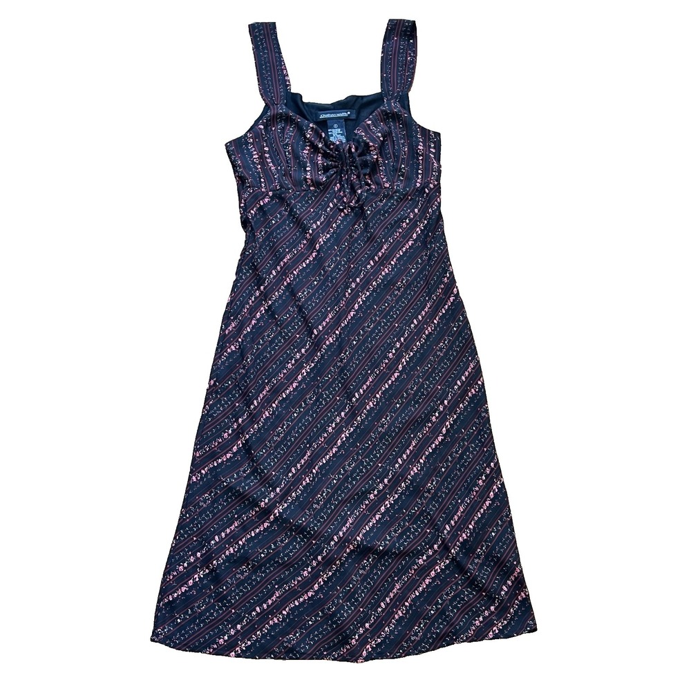 Vintage Y2K‎ Jonathan Martin Dress Juniors Size 9 Floral Fairy Grunge Milkmaid